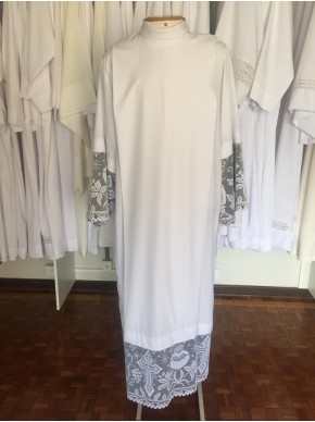 Túnica fundo falso renda 30cm Calice